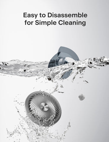 PELONIS AeroFan detachable parts simplify cleaning.