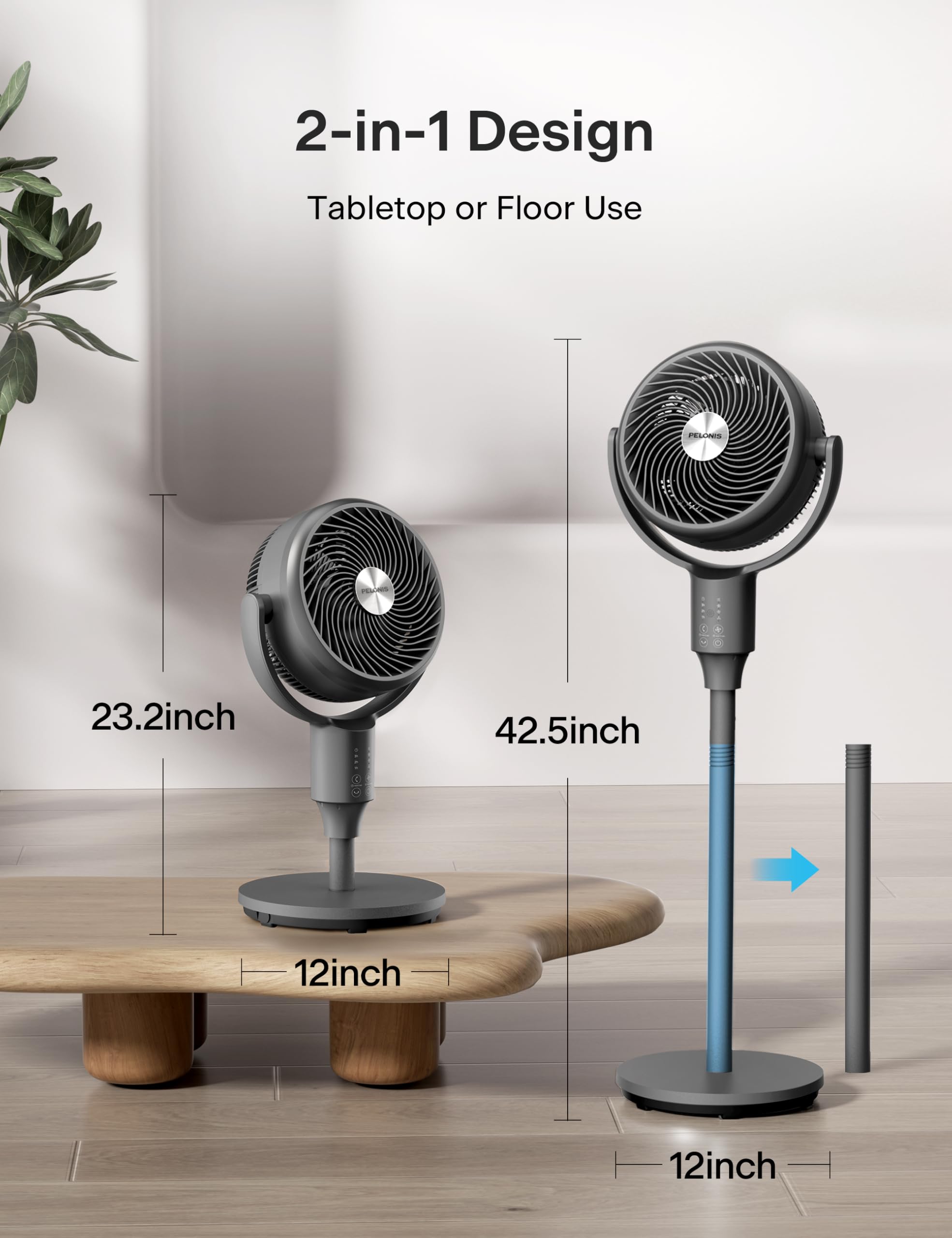 Pelonis AeroFan memory function recalls last settings