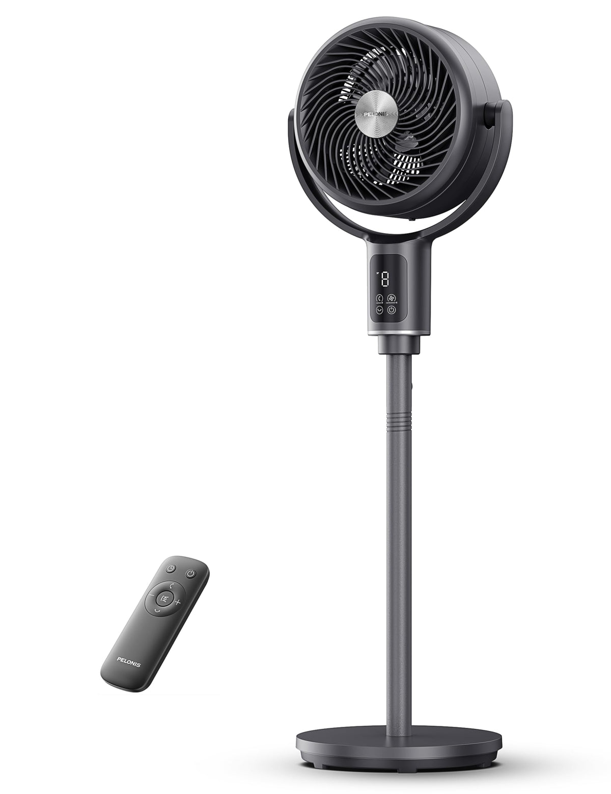 PELONIS AeroFan remote control for precise breeze adjustments and convenience
