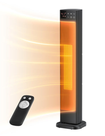 PELONIS heater provides heat coverage up to 280 ft² for larger spaces.