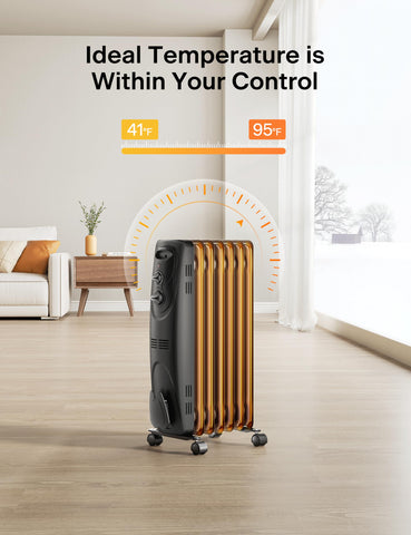 PELONIS PHO15A2AGW quiet operation emphasizes near-silent heating