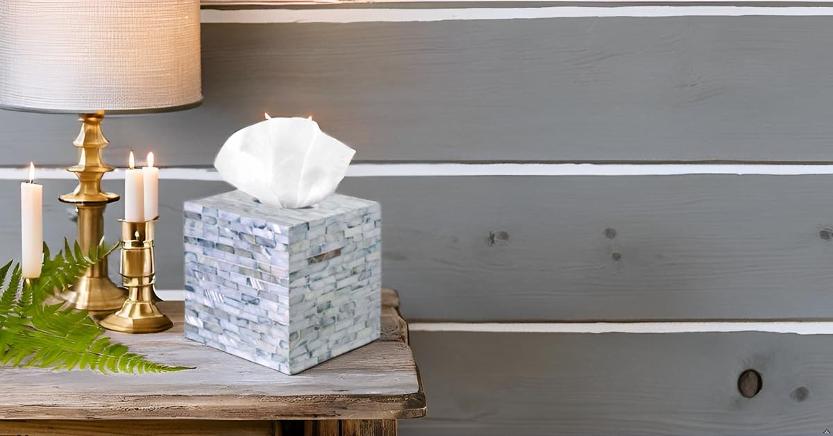 PEMAR decorative cover on vanity elevates Boho farmhouse styling