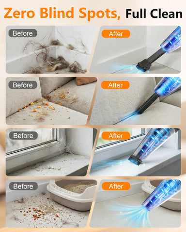 Pemacom brushless motor technology ensuring smooth airflow for consistent cleaning.