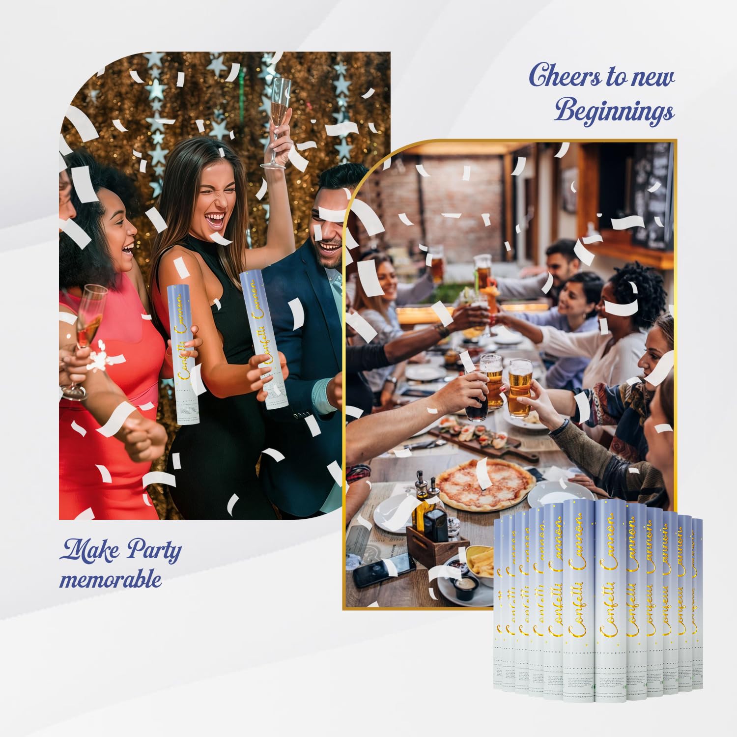 PEMUISE biodegradable design reduces waste while you celebrate.