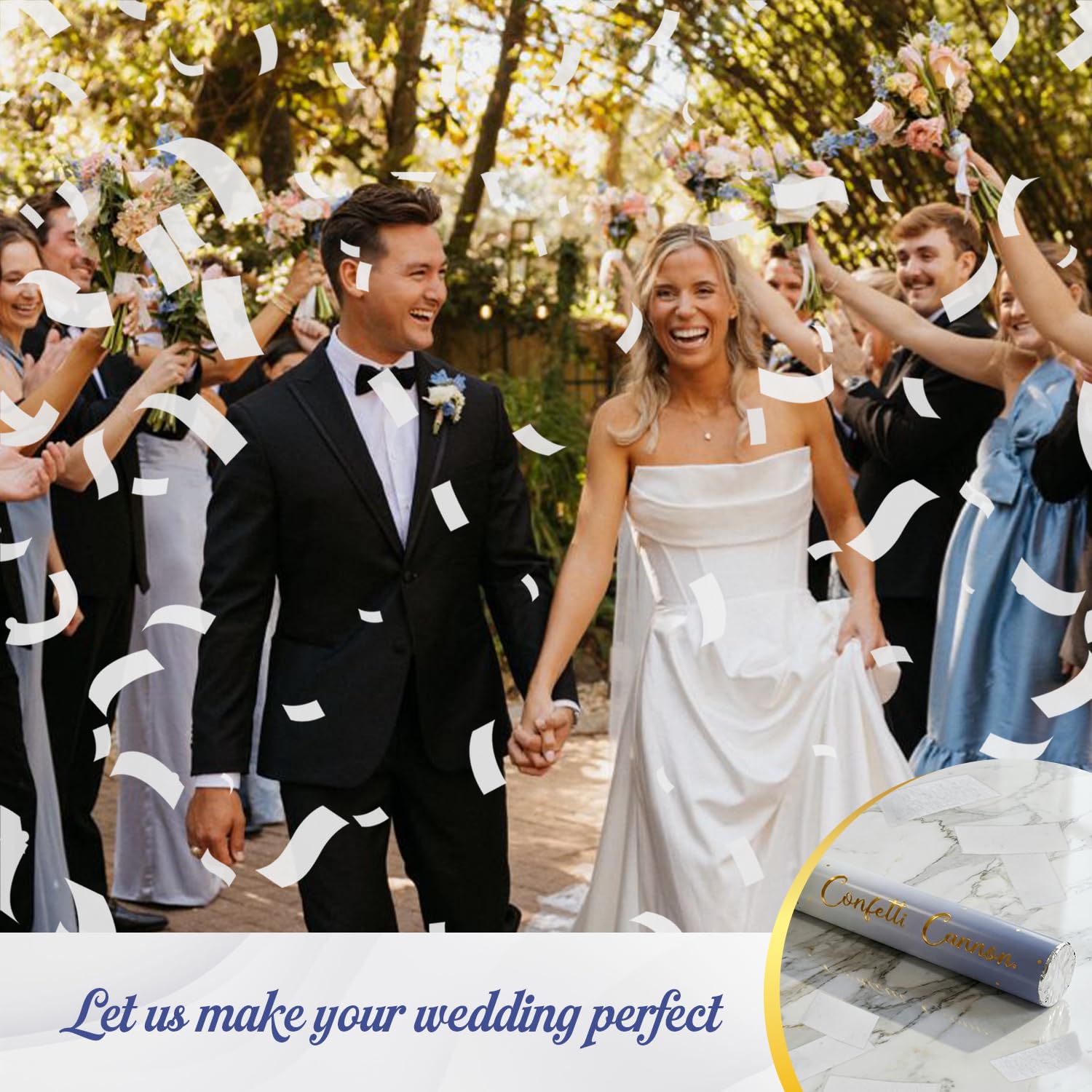 PEMUISE wedding confetti poppers add a celebratory highlight to memories.