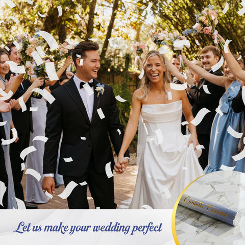 PEMUISE wedding confetti poppers add a celebratory highlight to memories.