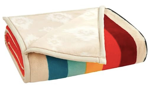 Pendleton reversible plush throw care guidance for cold wash and gentle cycle
