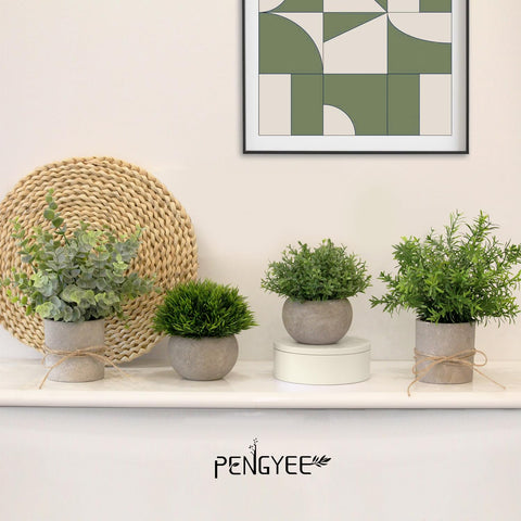 PENGYEE lifelike artificial greenery for indoor spaces year-round freshness