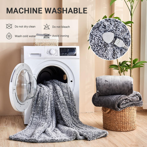Pengzhu Technology heated blanket machine-washable care instructions