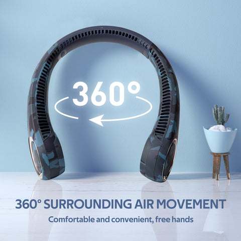Penkou 360-degree cooling neck fan for all-around comfort