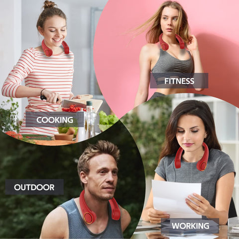 Penkou wearable personal fan ideal for outdoor use and daily commutes.