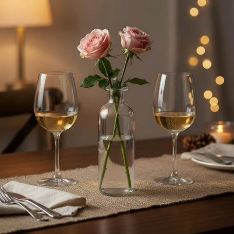 Peohud glass bottles for party floral vases add charm to events.