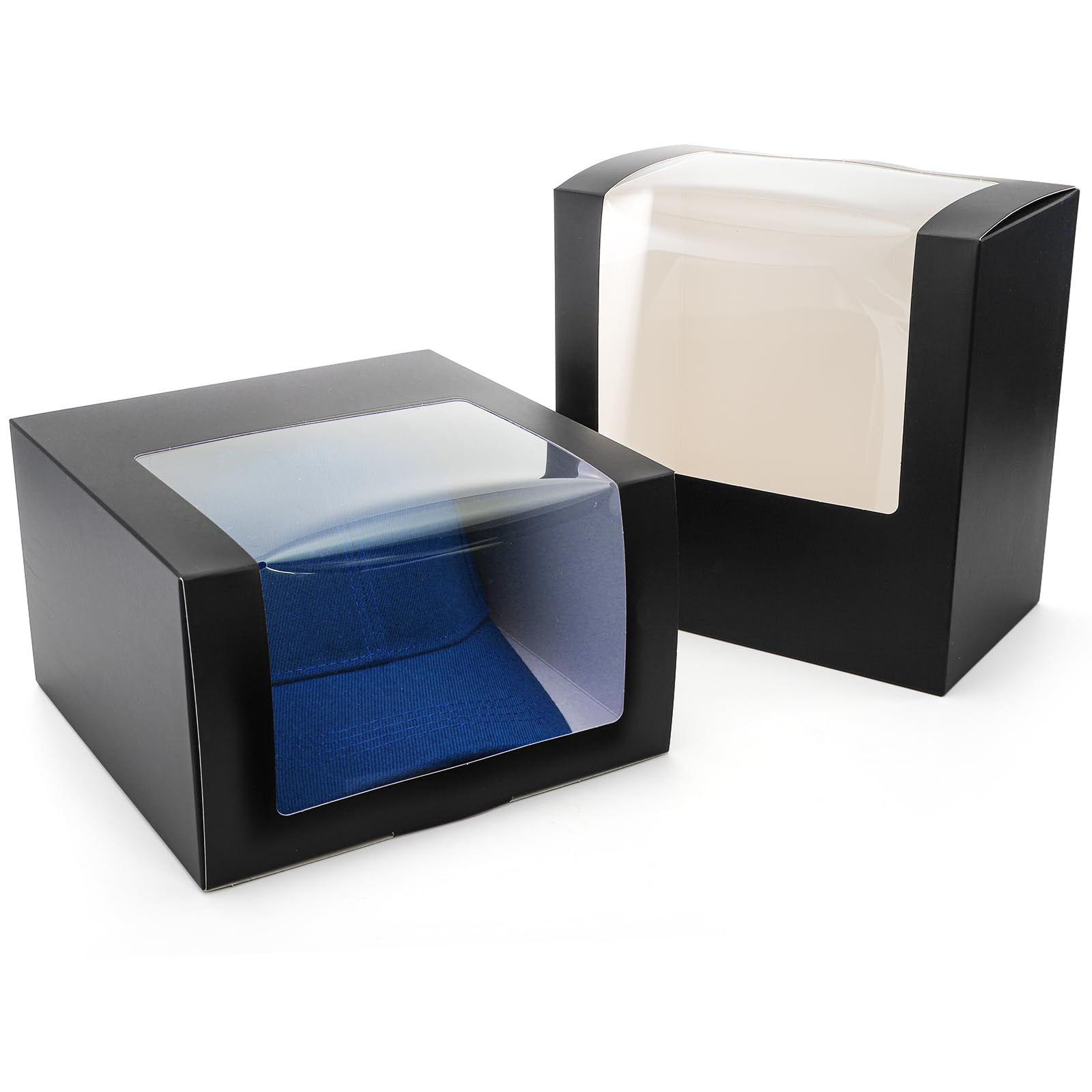 Peohud premium hat storage box made of durable paper and PVC.