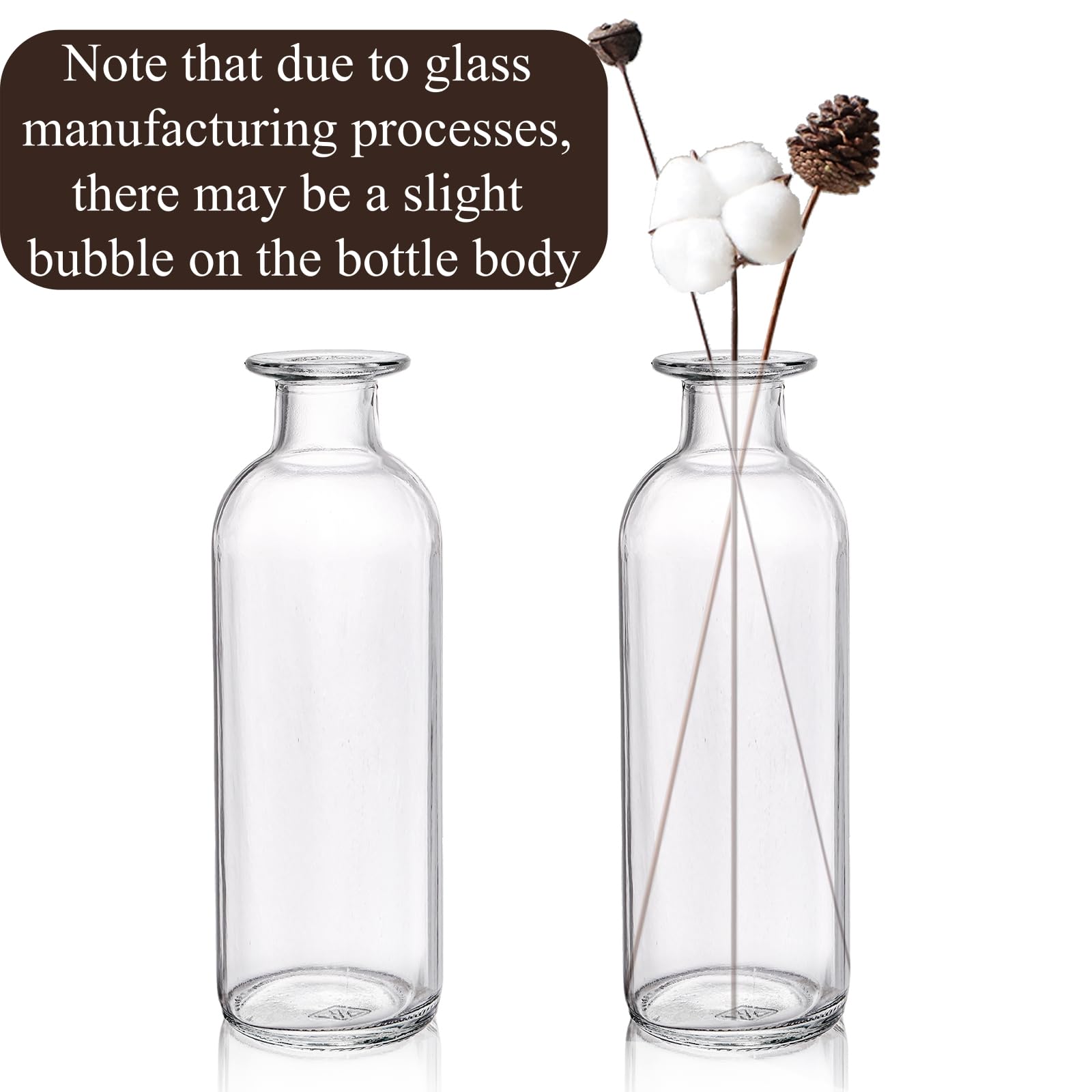 Peohud wedding centerpiece vases 12-pack ideal for table decor and reception accents.