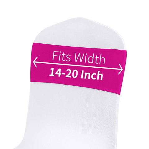 Peomeise chair sash fits 14-20 inch chairs widely.