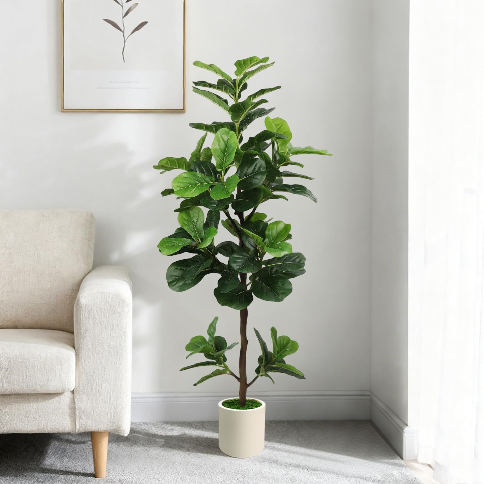 PEPEUNI housewarming gift-ready faux fig tree for new spaces