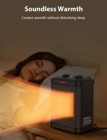 Pereysi convection heat test demonstrating rapid warmth in small space