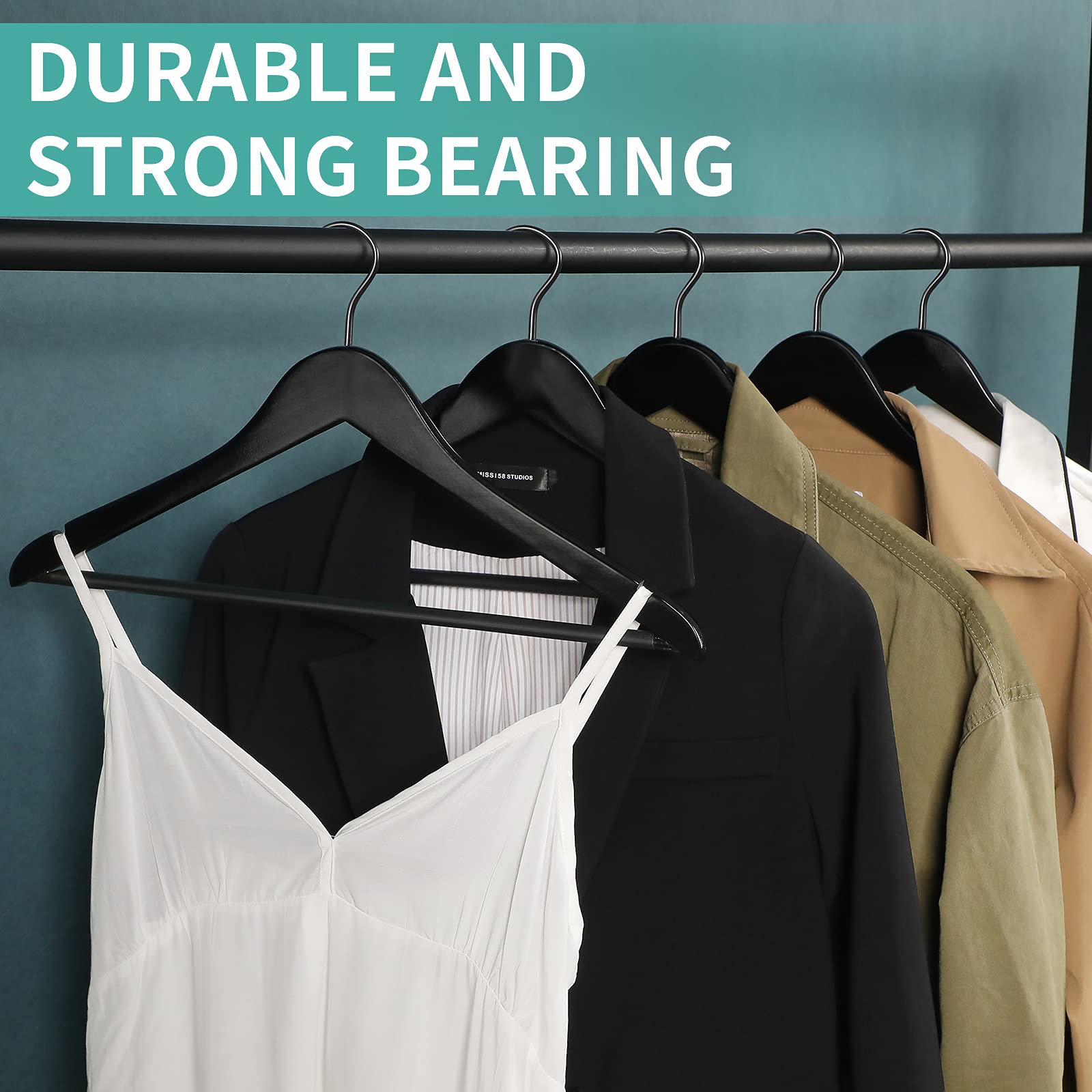 Perfecasa hangers ideal for suits and coats