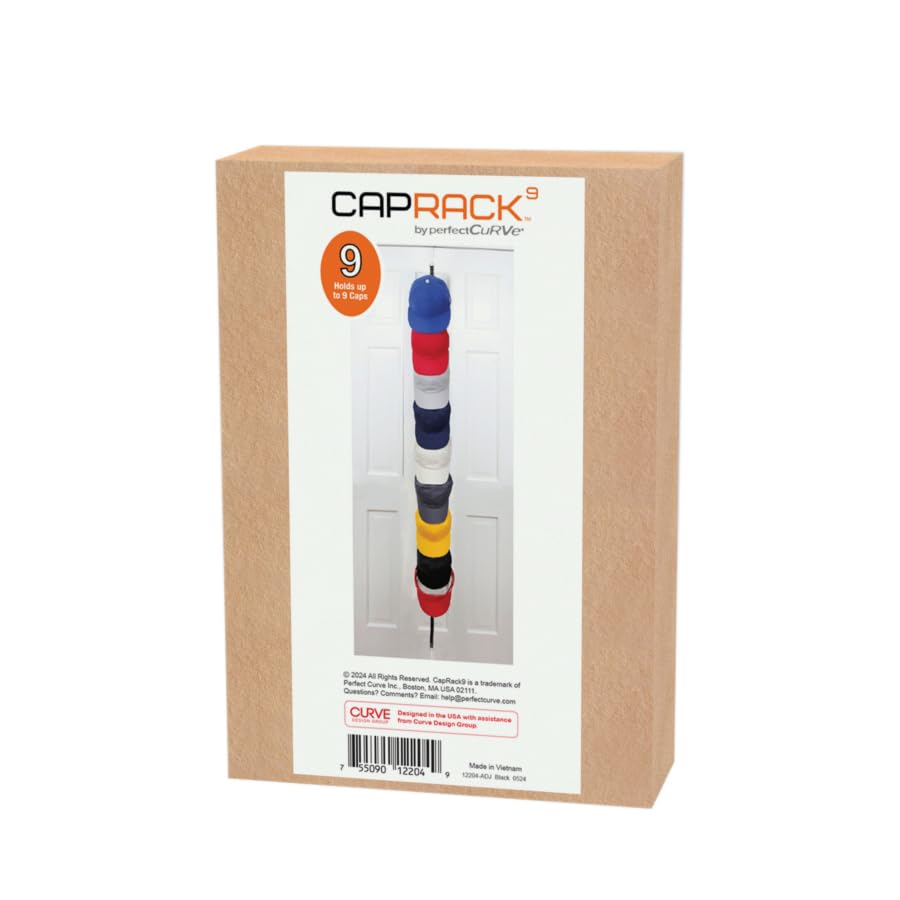 CapRack fits most doors up to 1 3/8 inches thick