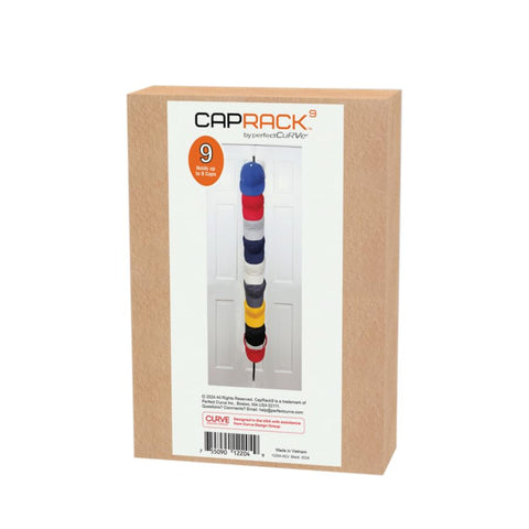 CapRack fits most doors up to 1 3/8 inches thick