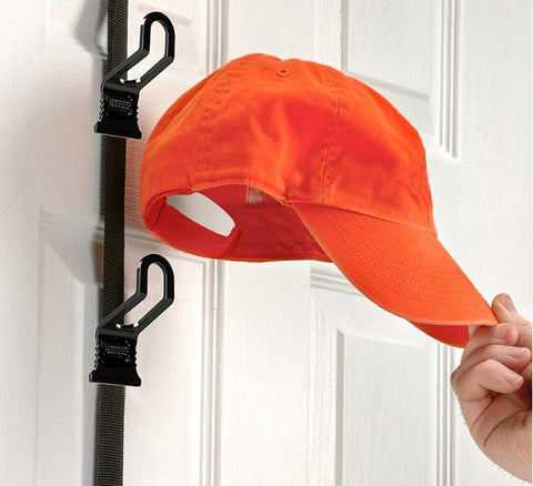 Protective tape inside CapRack hooks prevents door scratches