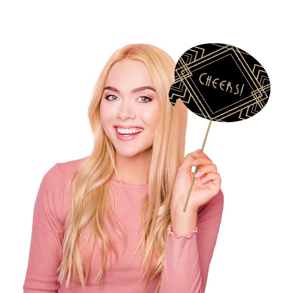 Perfect Occasion prohibition party signs elevate photos with vintage flair.
