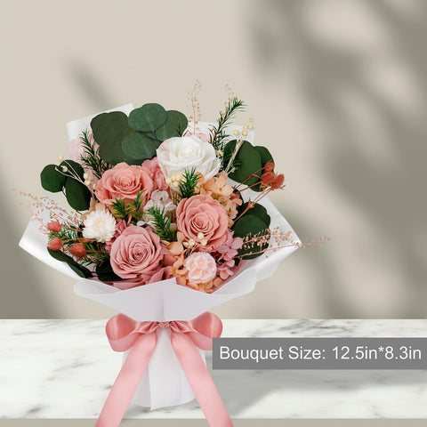 Perfectione Roses preserved-flowers-closeup showing vivid colors