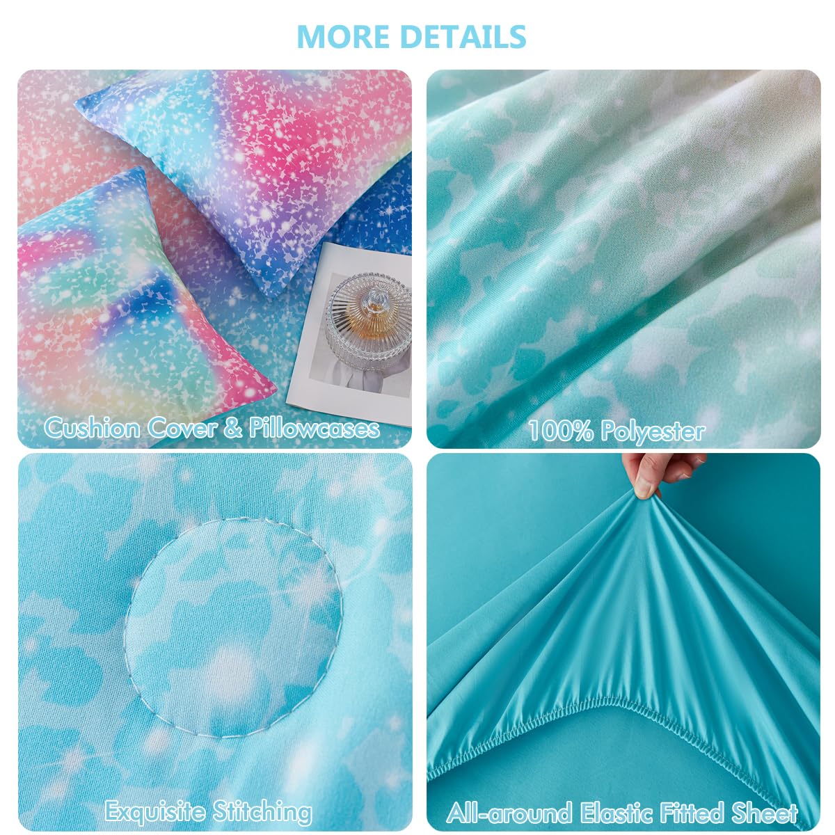 PERFEMET machine-washable comforter set for easy care.