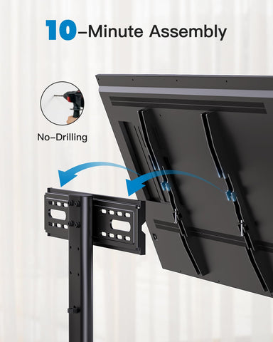 PERLESMITH compatible with Samsung, Sony, LG for flexible TV mounting.