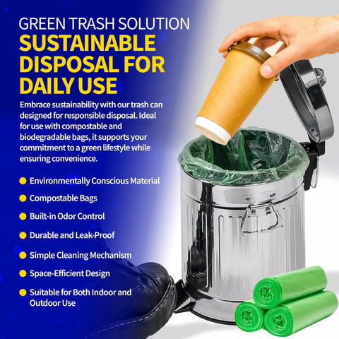 Pet Fit For Life step-foot pedal enables hands-free waste disposal.