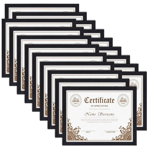 PETAFLOP 18-pack 8.5x11 frames ready for wall or tabletop display in a modern space