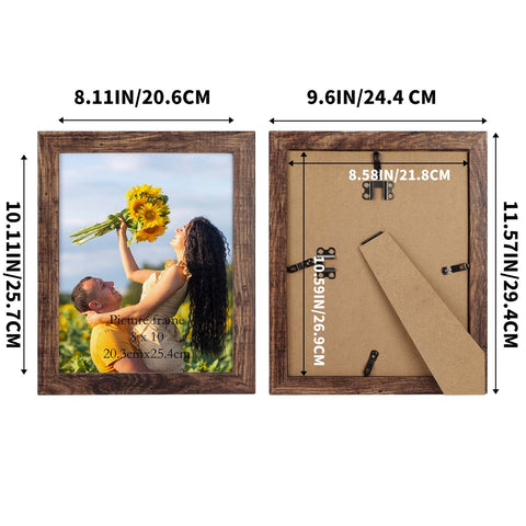 PETAFLOP 8x10 frames showcasing memories in warm rustic style