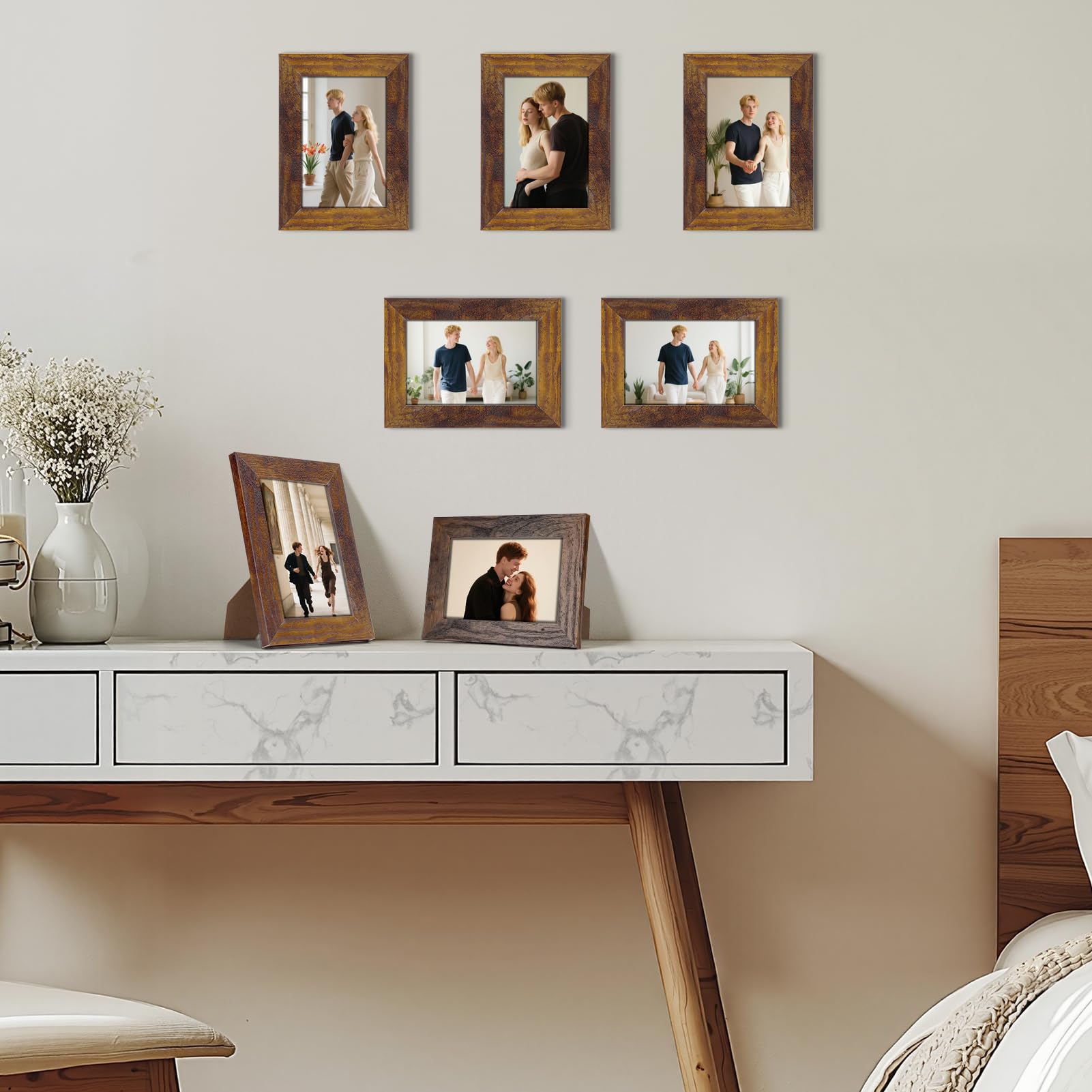 PETAFLOP 8x10 frame showcases photos with a neutral finish.