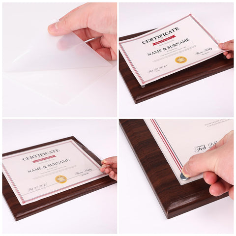 PETAFLOP 10.5x13 inch board highlights certificates prominently.