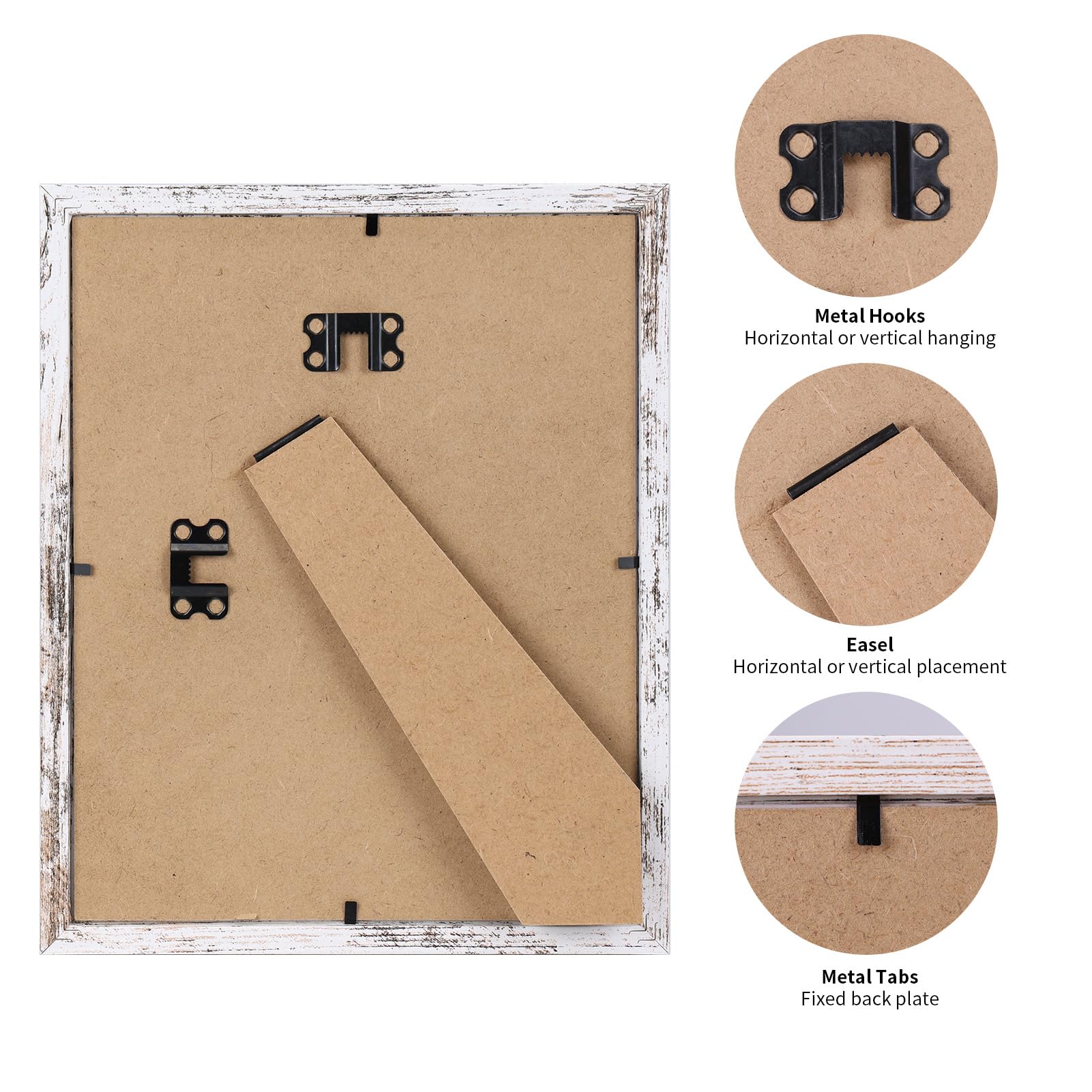 PETAFLOP rustic frames suit family photos and keepsakes.
