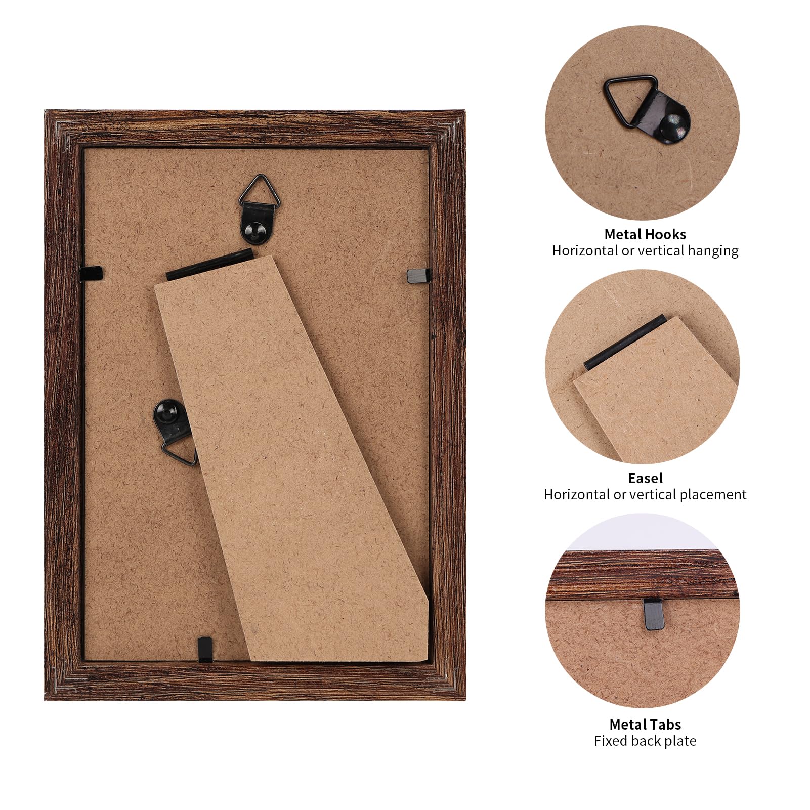 PETAFLOP versatile 4x6 frames support horizontal or vertical layouts