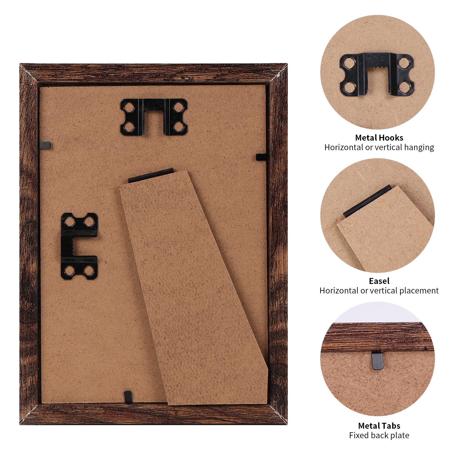 PETAFLOP 5x7 frame made from MDF, lightweight and durable.