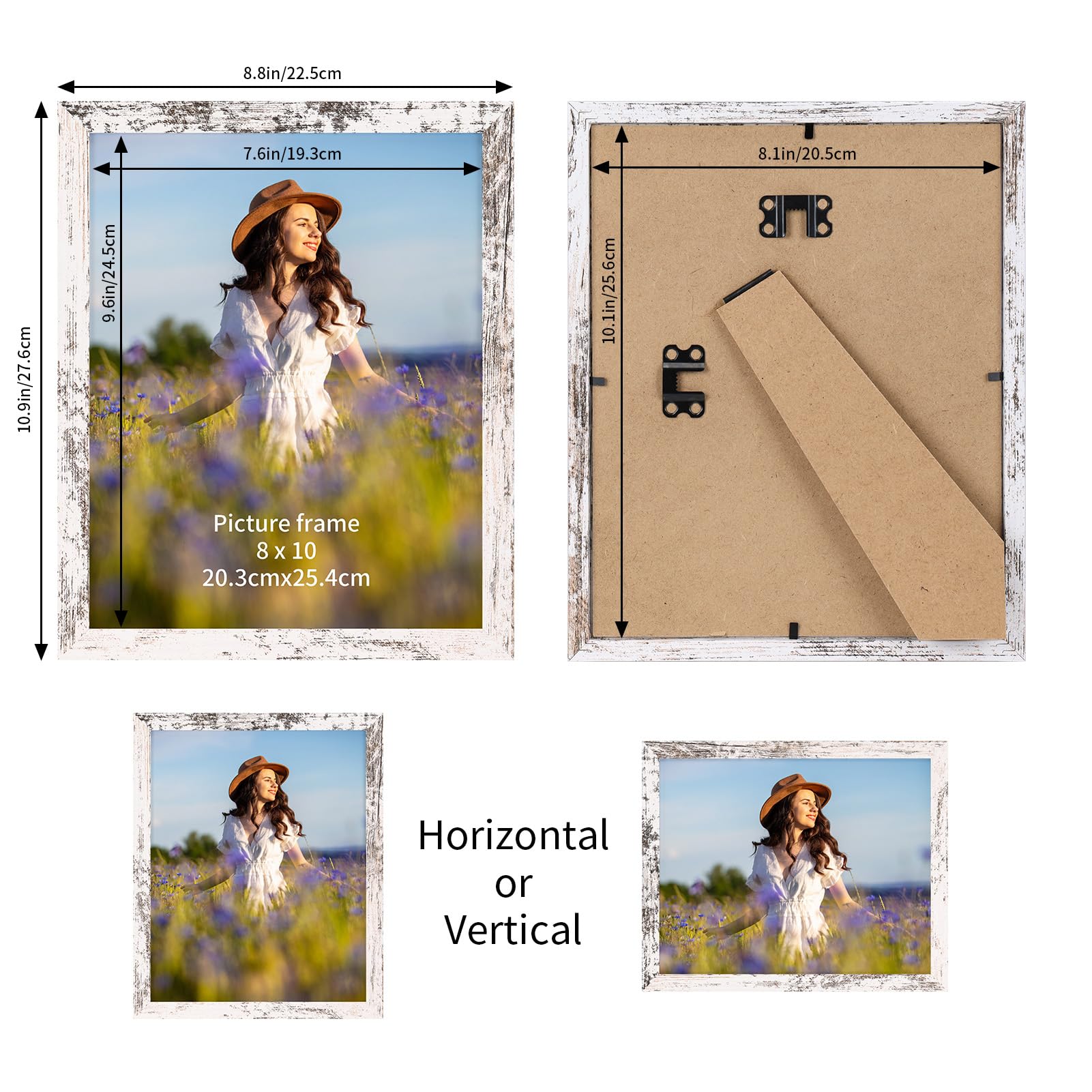 PETAFLOP 8x10 tabletop-display frame ideal for desks and shelves.