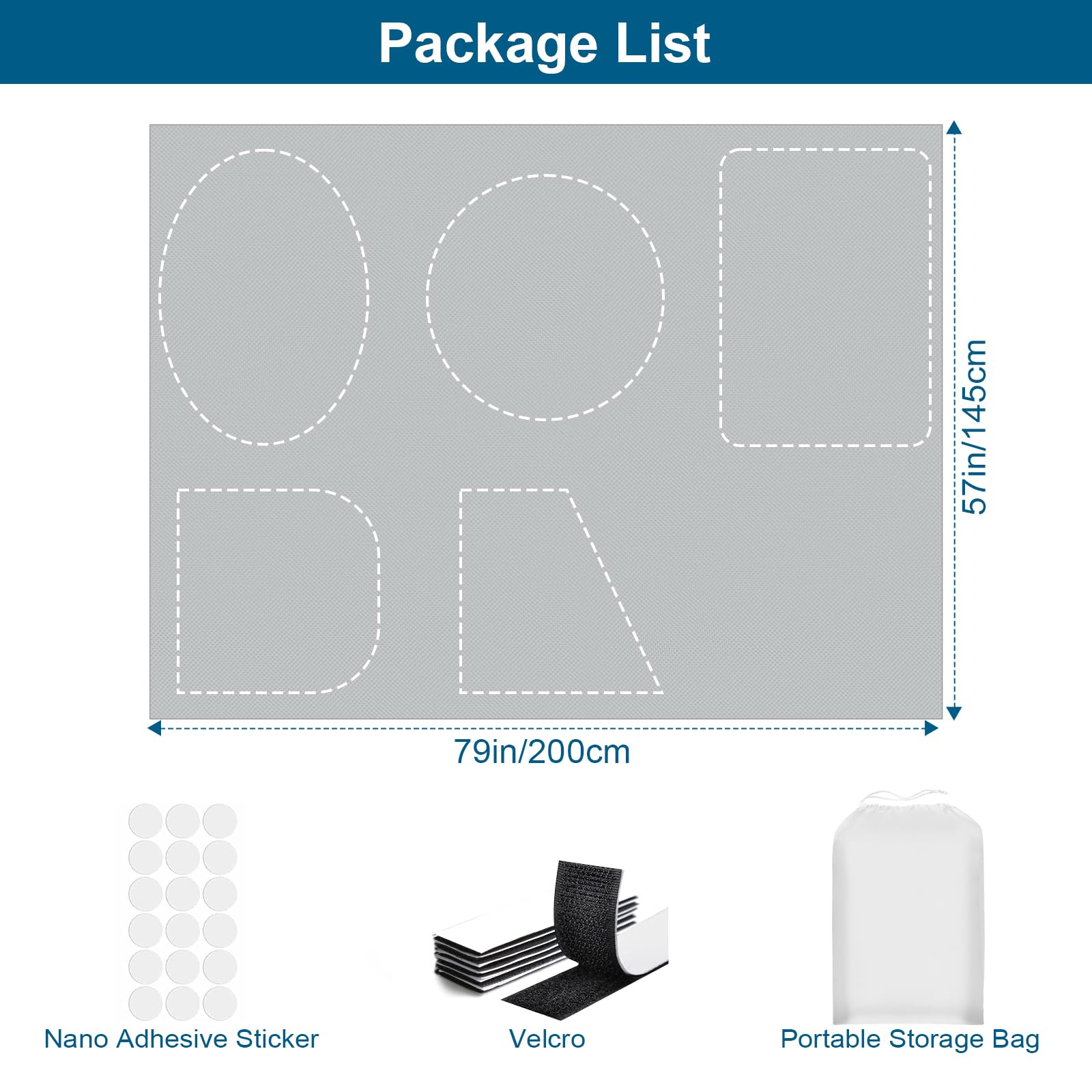 Petaholic versatile shades fit home, hotel, office, or car for privacy