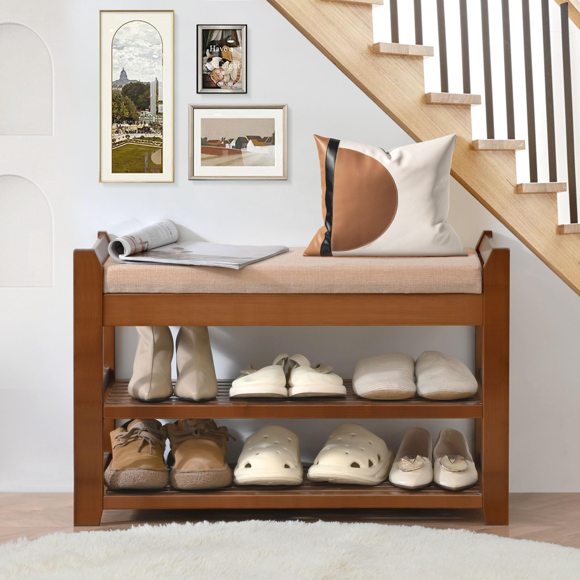 PETKABOO beige cushion adds soft comfort and versatile decor matching.