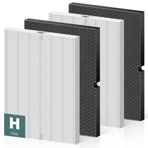 PETOX 116130 Filter H compatible with Winix 5500-2 for steady air purification