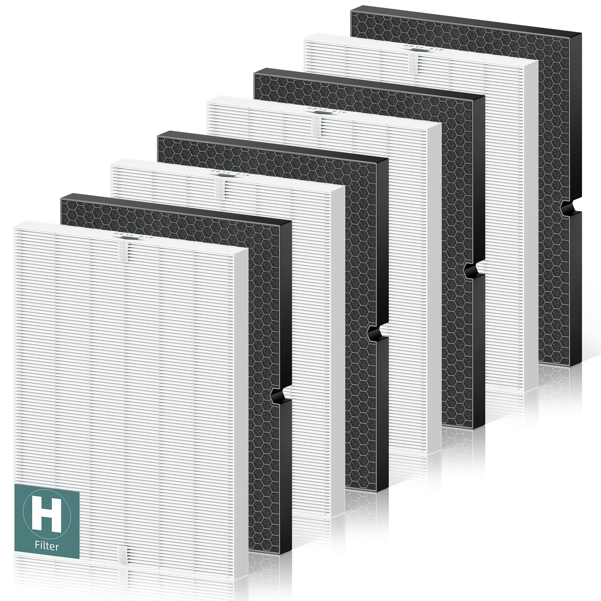 PETOX 116130 Filter H pack ready for quick Winix 5500-2 replacement for cleaner air.