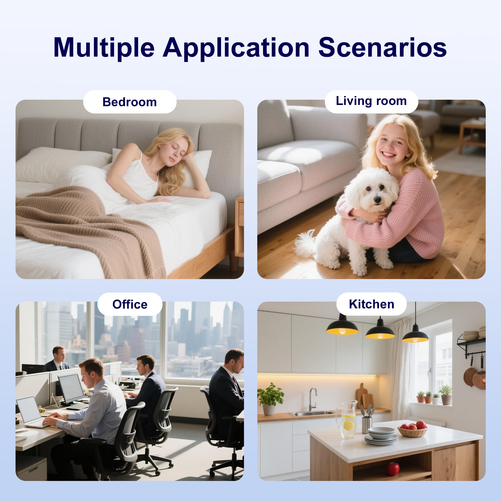 PETOX anti-odor technology helps maintain a fresh room.