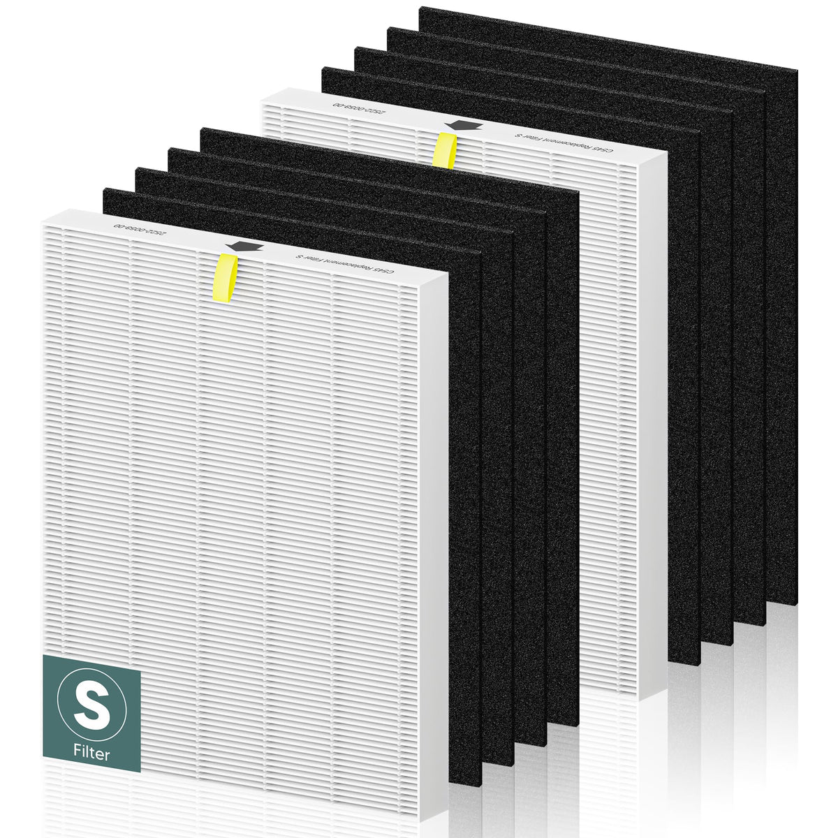 PETOX C545 replacement filter S front view for easy installation and steady air flow.