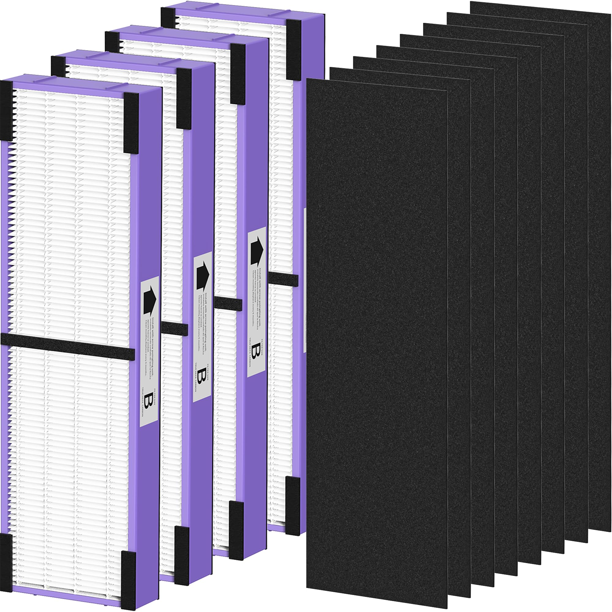 PETOX FLT4850PT replacement pack for Guardian purifiers showing four filters for pet spaces