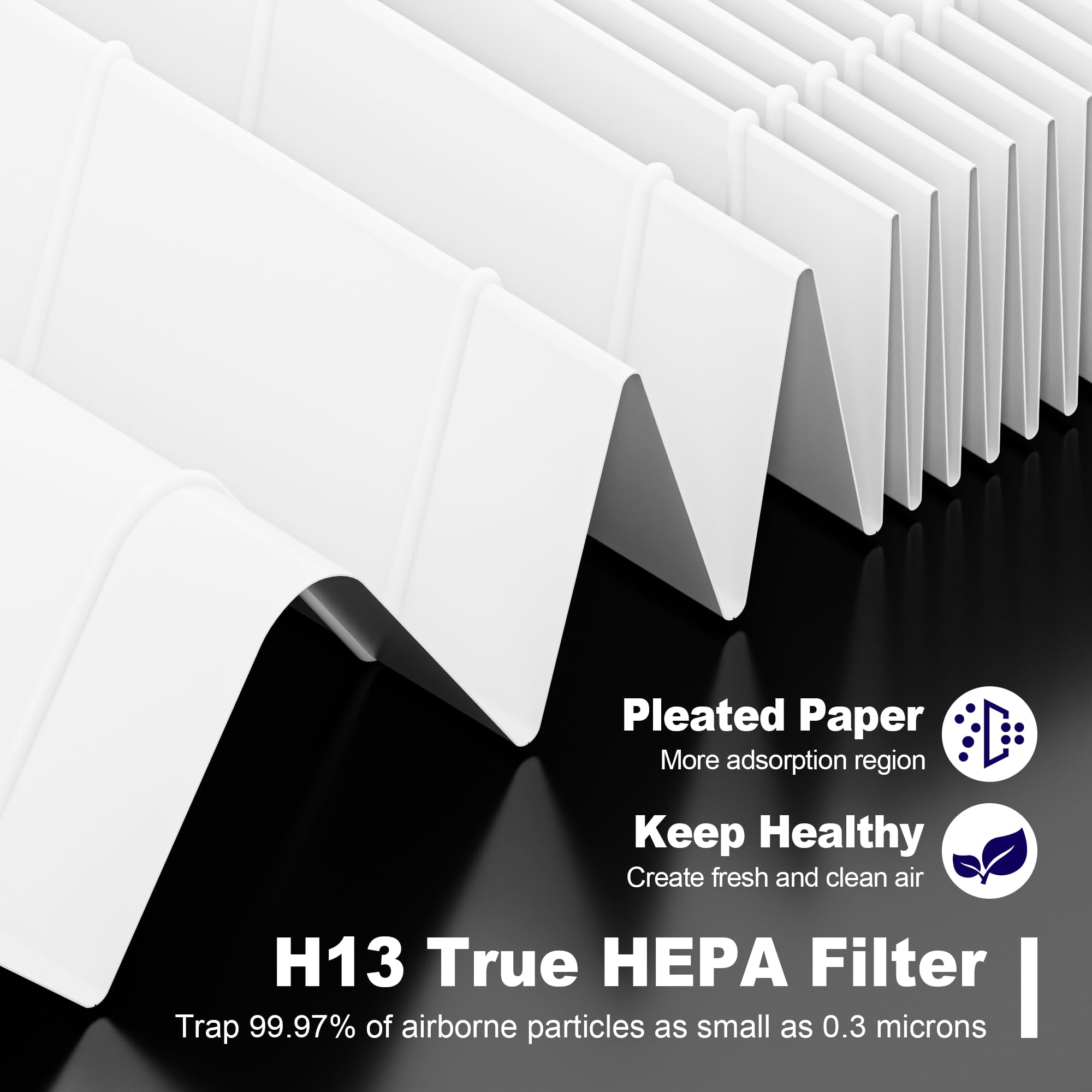 Petox LV-H132 filter pack back view highlighting 3-in-1 filtration.