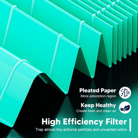PETOX pleated-paper eco-friendly material close-up supports efficient filtration
