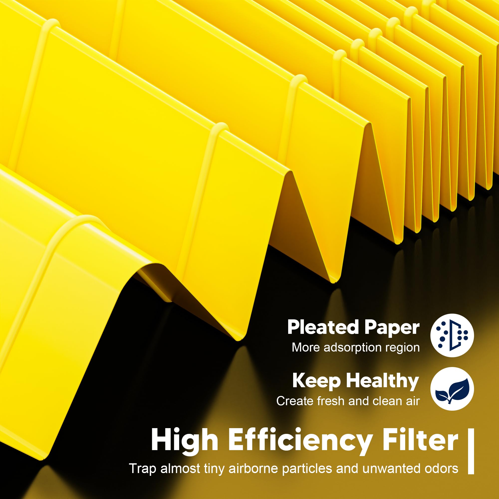 PETOX Vital 200S eco-friendly pleated paper design delivers high efficiency with low energy use