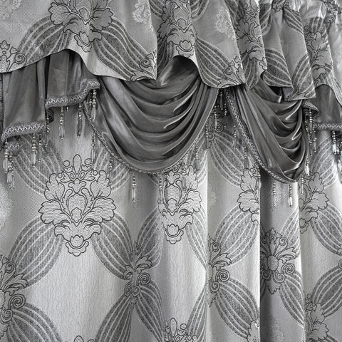 Petrichor gold silver thread weave creates a refined metallic effect