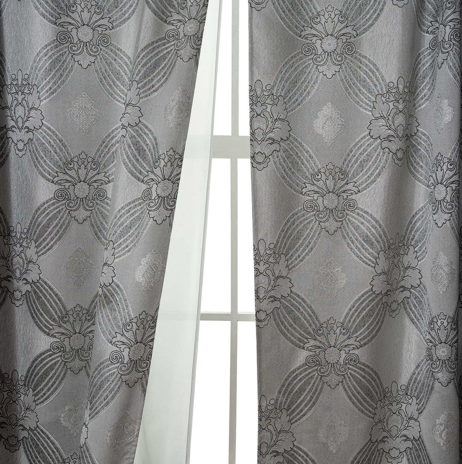 Petrichor included tie backs for versatile drapery styling